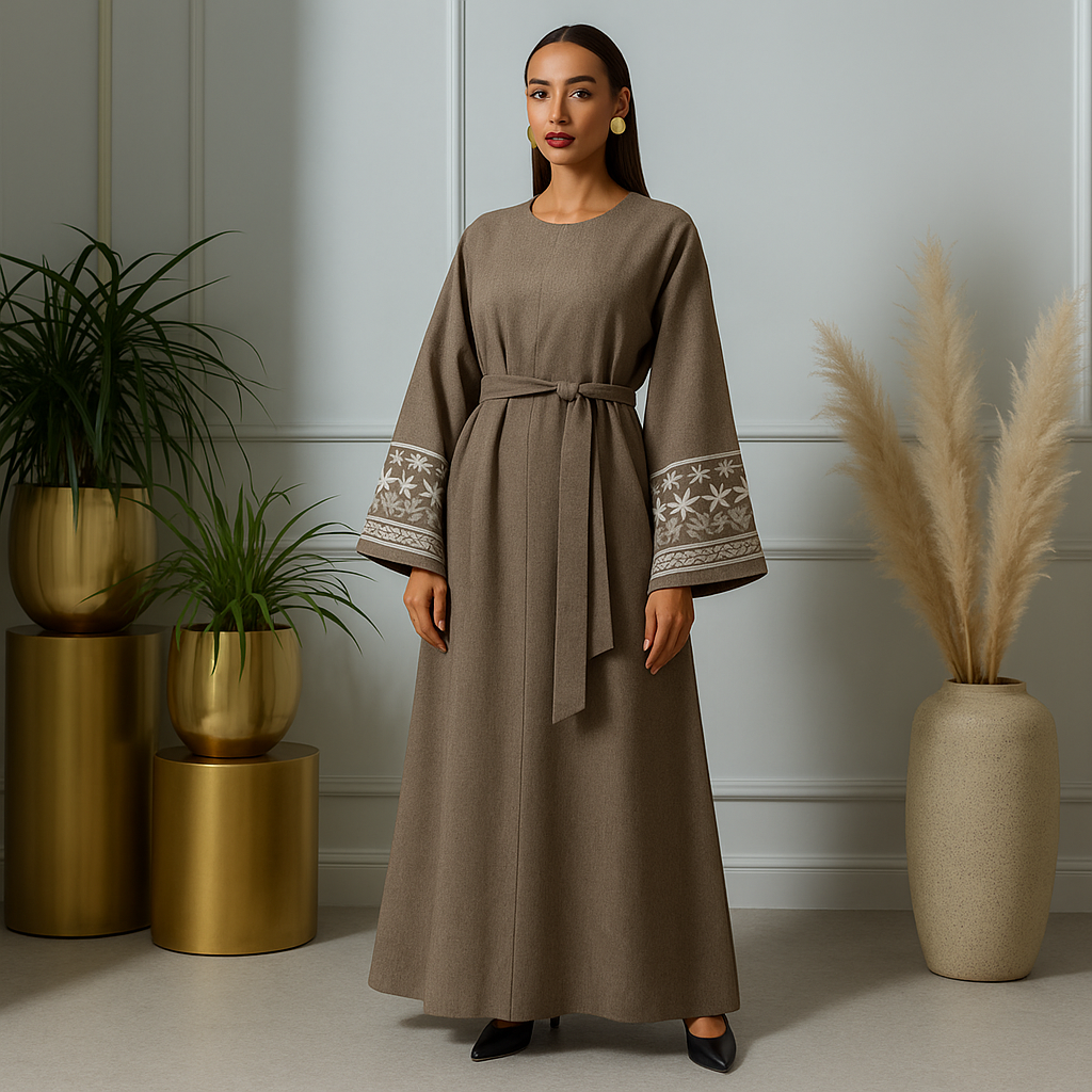 سجى- تخيل - عباية ملونة
