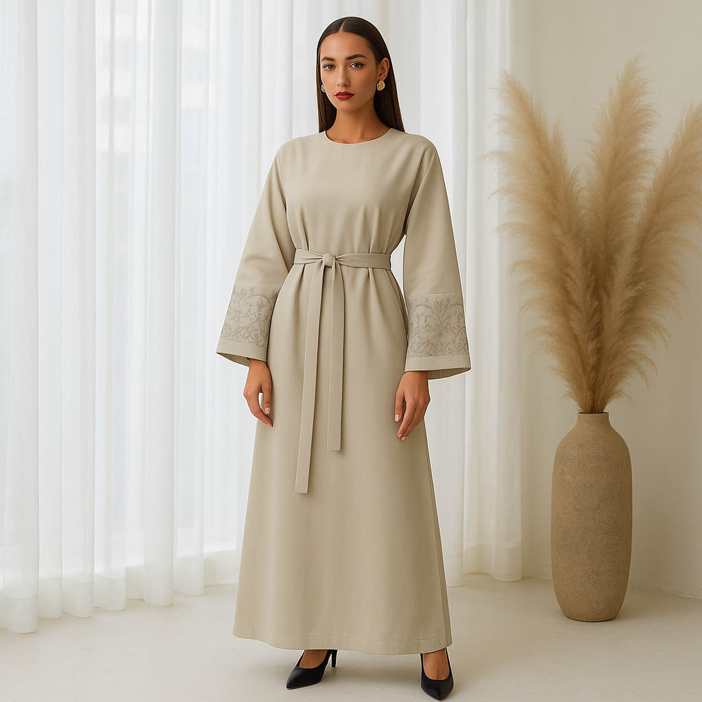 سجى- تخيل - عباية ملونة